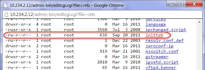 Inittab file